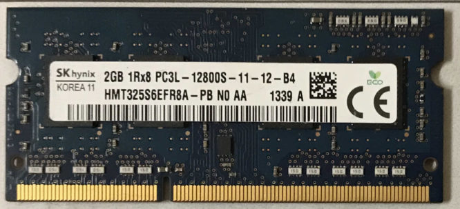 SKhynix 2GB PC3L-12800S 1600MHz